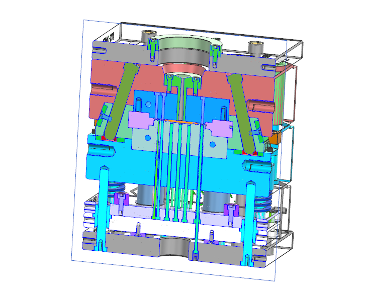 模具全部3D示意圖